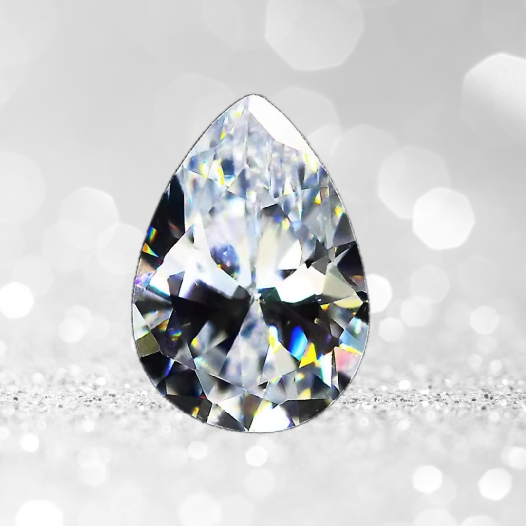 Moissanite ペアシェイプ