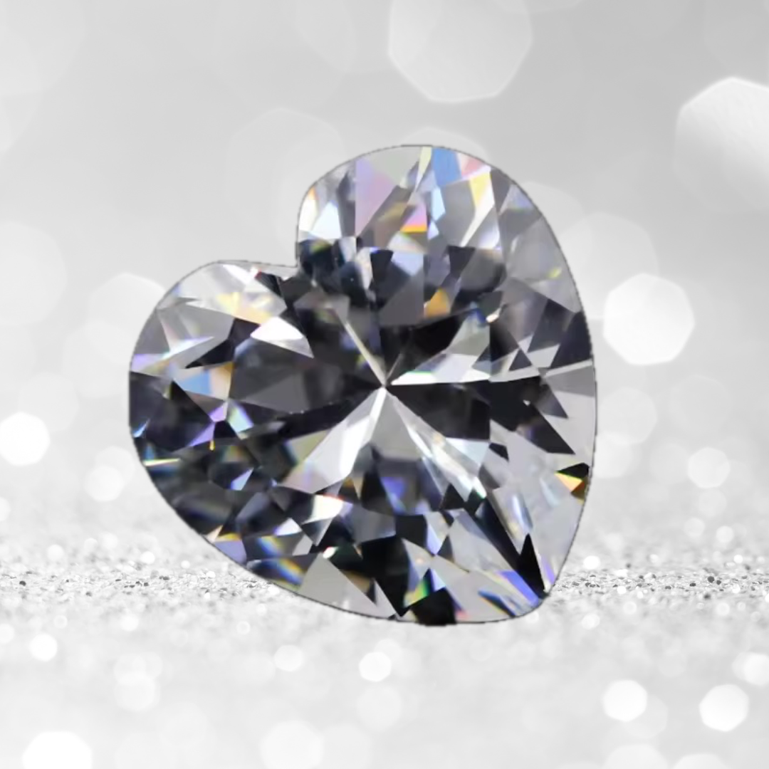 Moissanite ハートシェイプ