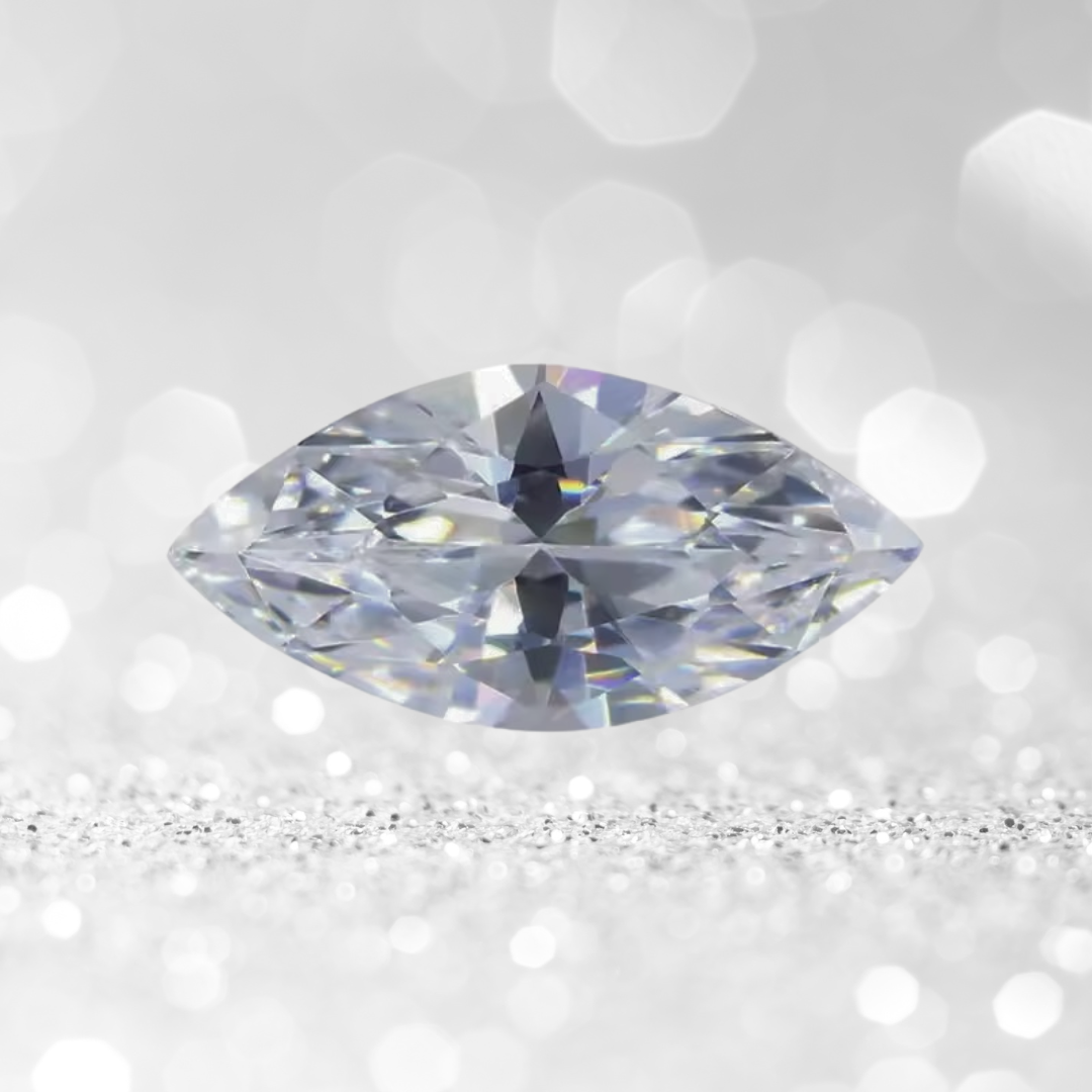 Moissanite マーキスカット