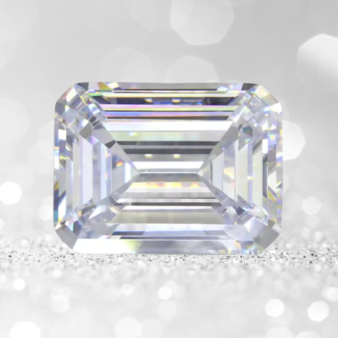 Moissanite エメラルドカット