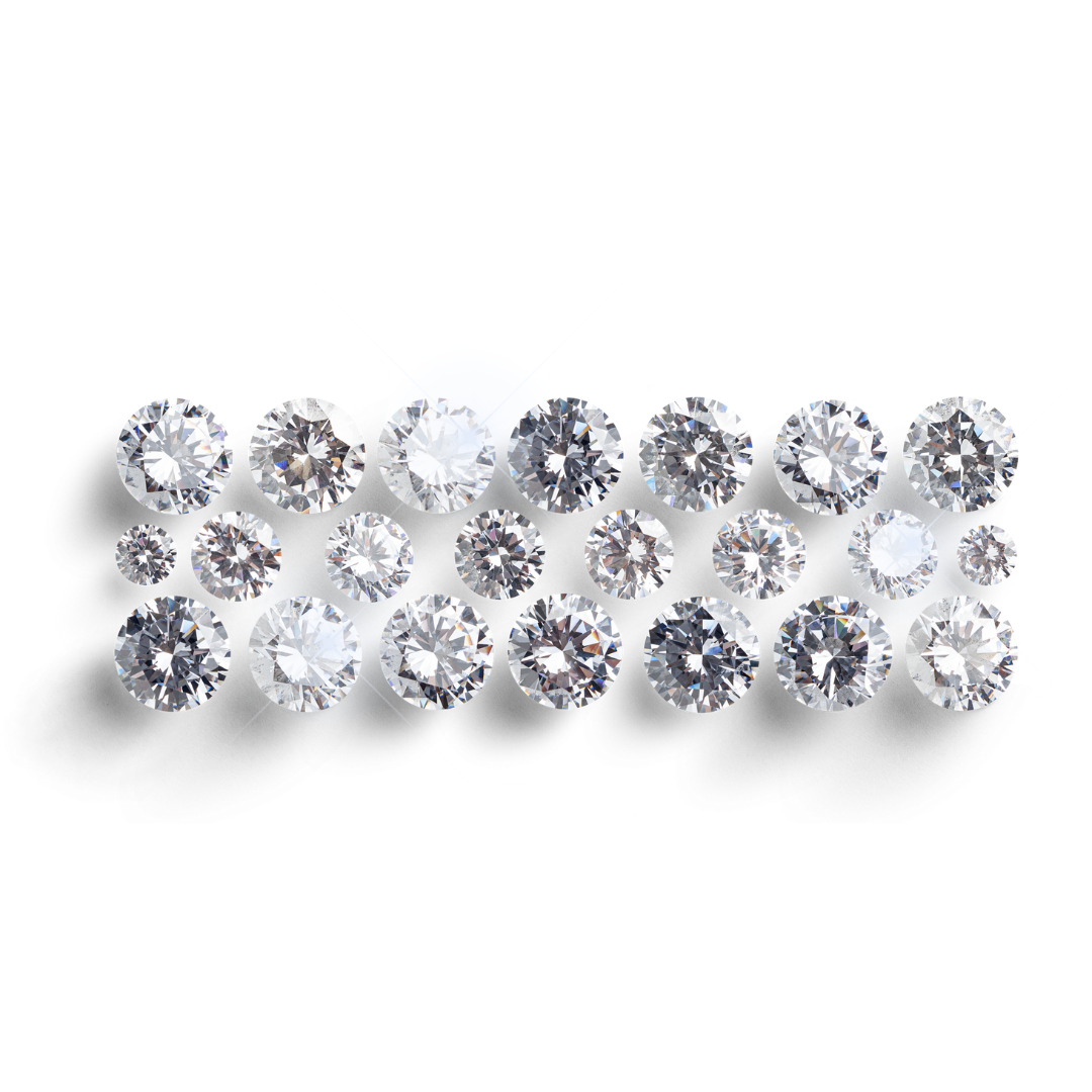 Zirconia ブリリアントカット (メレサイズ)