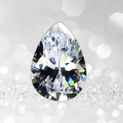 Moissanite ペアシェイプ