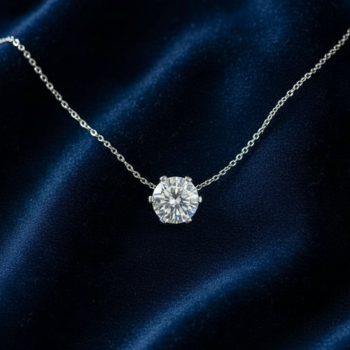 Single Stone Necklase